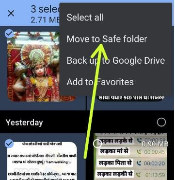Cómo ocultar fotos y videos en Android 11 Stock OS