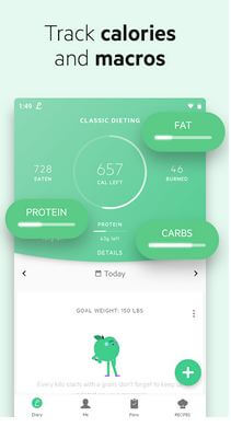 Aplicaciones gratuitas de salud y fitness Lifesum para dispositivos Android