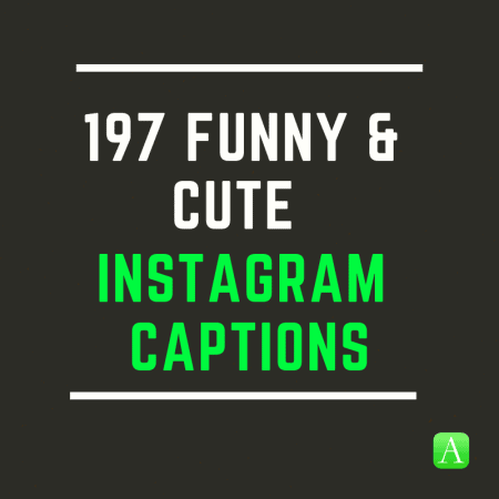 197 divertidos y lindos subtítulos de Instagram