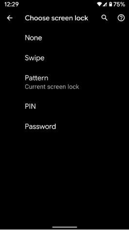 Cómo cambiar la contraseña de la pantalla de bloqueo en Android 10