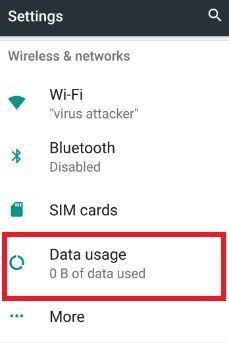 Cómo establecer el límite de uso de datos en Android Nougat 7.0 y 7.1