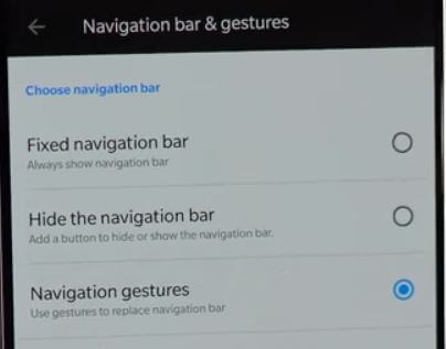 Cómo habilitar los gestos de navegación en OnePlus 6