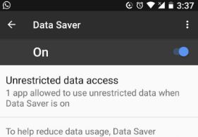 Active el ahorro de datos en su teléfono Pixel y Pixel XL