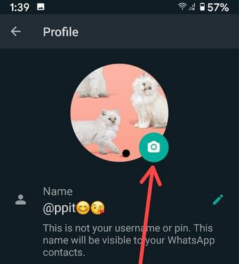 Cómo configurar la imagen de perfil de WhatsApp en Android