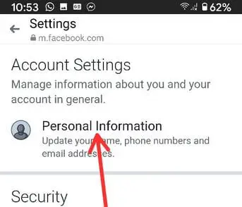 Mensajero de número móvil de Facebook Remvoe en Android