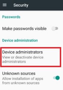 Comuníquese con los administradores de dispositivos seguros