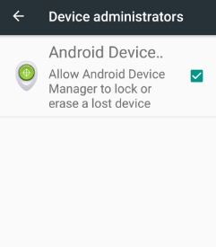 Habilite el Administrador de dispositivos Android en Android 7.0 Nougat
