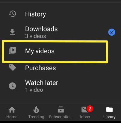 Elimina videos de YouTube de tu canal