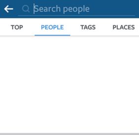 Borrar historial de búsqueda en el teléfono Android de Instagram
