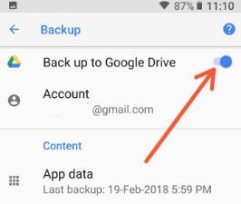 Encuentra contactos eliminados y registros de llamadas en Oreo con Google Drive