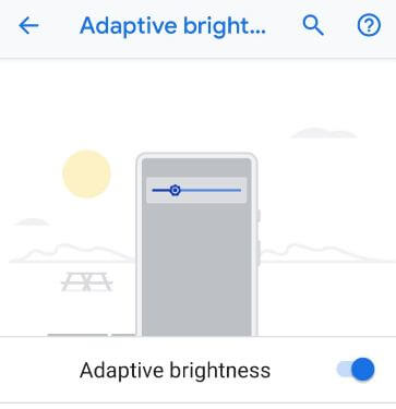 Activa el brillo adaptable del Pixel 3 para ahorrar batería