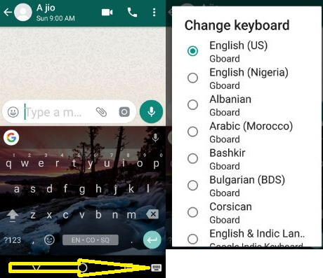 Cómo cambiar el idioma del teclado en Android Nougat 7.0