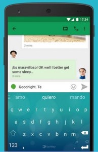 Aplicación Swiftkey del teclado Emoji para Android