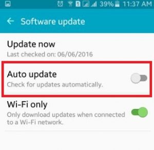 Cómo deshabilitar la actualización automática en su teléfono Android