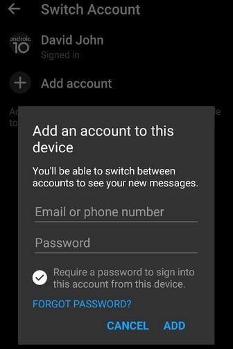 Cómo agregar múltiples cuentas de Facebook Messenger a su teléfono Android