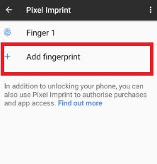 Cómo hacer huellas dactilares de Google Pixel y Pixel XL