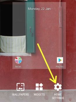 Configuración de la pantalla de inicio de Android Oreo 8.1