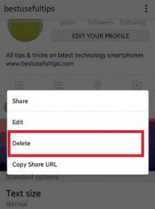 Cómo eliminar fotos de instagram de un teléfono Android