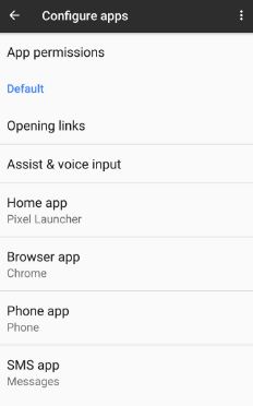 cambie las aplicaciones predeterminadas en su teléfono Google Pixel