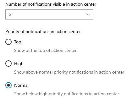 Cómo configurar la prioridad de notificación de aplicaciones en Windows 10