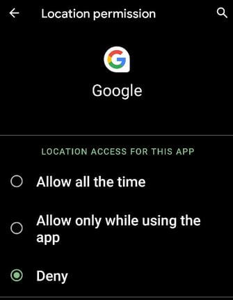 Cómo configurar permisos de aplicaciones en Android 10