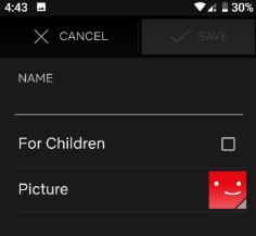 Crear un perfil de Netflix para niños
