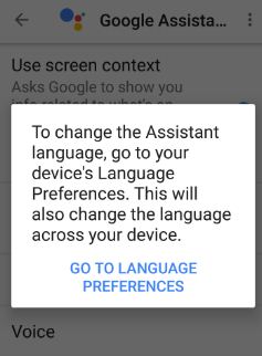cambiar el idioma en el Asistente de Google