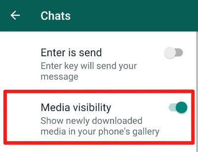 Ocultar imágenes y videos descargados de WhatsApp de la galería en Android