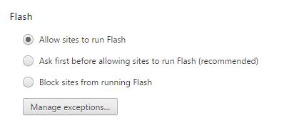 bloquear videos flash en Google Chrome