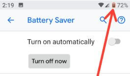 Activar automáticamente el modo de ahorro de batería Google Pixel 3 XL