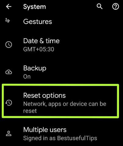 Restablece Android 10 usando la configuración de tu teléfono