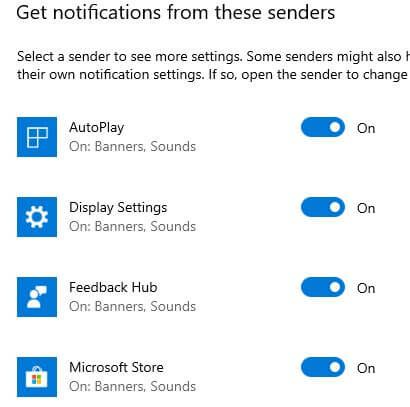 Cómo configurar la notificación de prioridad de aplicaciones en Windows 10