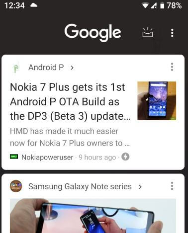 Ver Google Apps en Android P 9.0