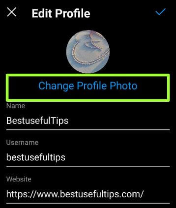 Cambia la foto de perfil de la cuenta de Instagram de tu teléfono Android