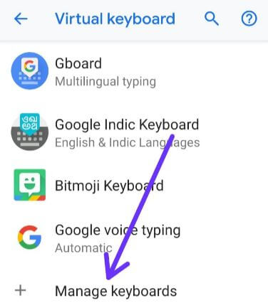 Cómo cambiar el teclado de Google en Pixel 3