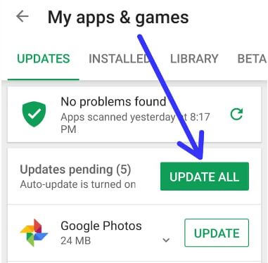 La aplicación de la cámara no funciona correctamente Android Pie