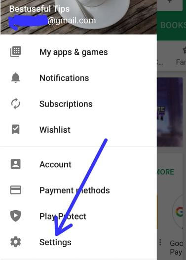 Configuración de la tienda Google Play Android 9 Pie