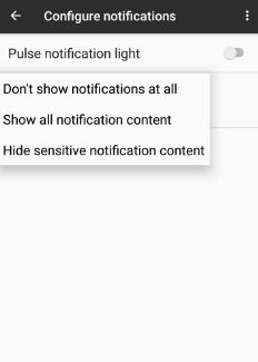 Configuración de notificaciones de pantalla de bloqueo en el teléfono de píxeles