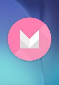 Se muestra el logotipo de Android Marshmallow