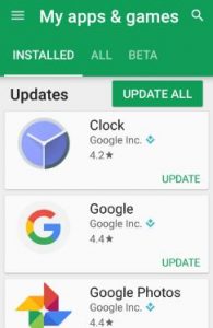 Actualizaciones de la aplicación Pixel Phone