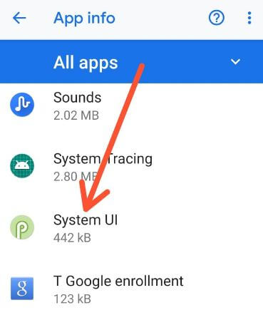 Configuración de notificaciones de la interfaz de usuario del sistema Android Pie