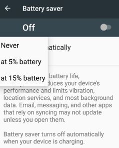 Ejecute automáticamente el protector de pantalla en Android Nougat 7.0