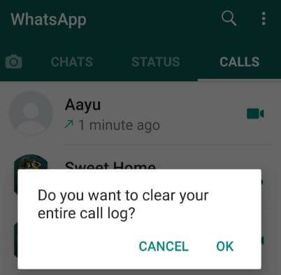 Eliminar el historial de llamadas de Android Android