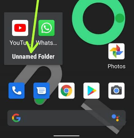 Cómo crear una carpeta en Android 10
