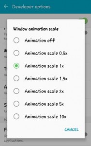 Cómo cambiar la animación de la ventana en Android lollipop