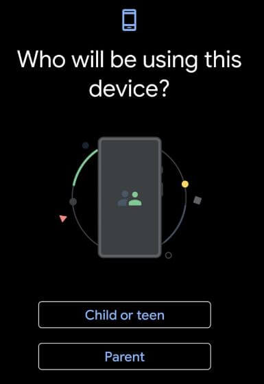 Establezca controles parentales con Family link de Google en un teléfono inteligente con Android 10