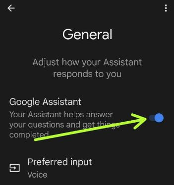 Desactivar el Asistente de Google de forma permanente en Android