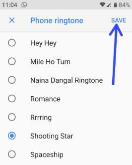 Cómo cambiar el tono de llamada de Android Pie 9