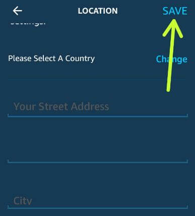 Cómo cambiar la ubicación del dispositivo Alexa en la aplicación Alexa