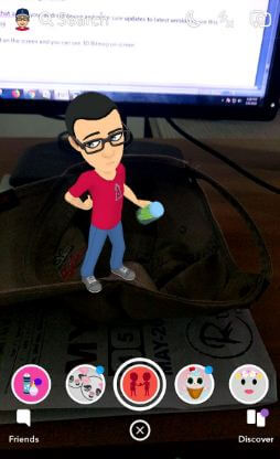 Cómo obtener Bitmoji 3D en el dispositivo Android Snapchat